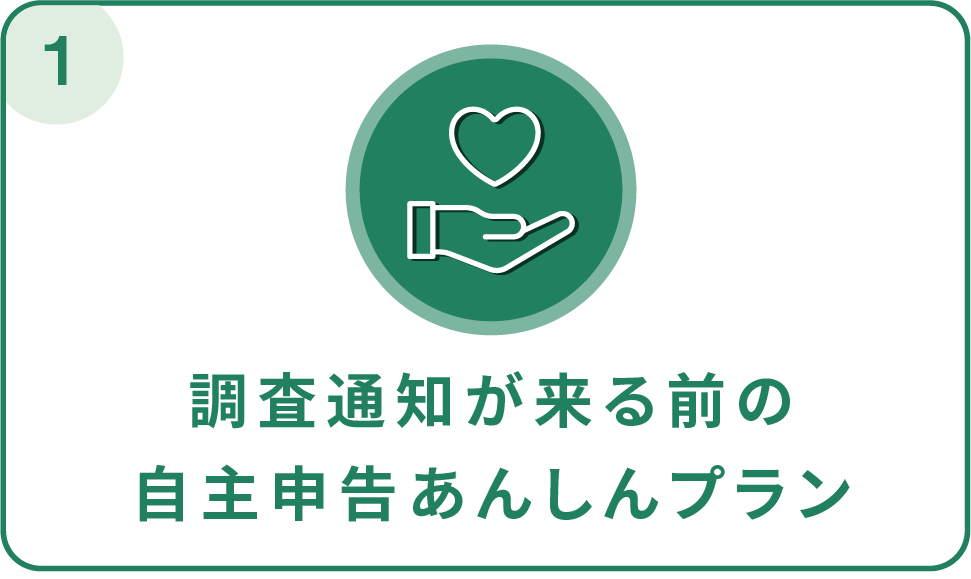 調査が来る前の自主申告あんしんプラン
